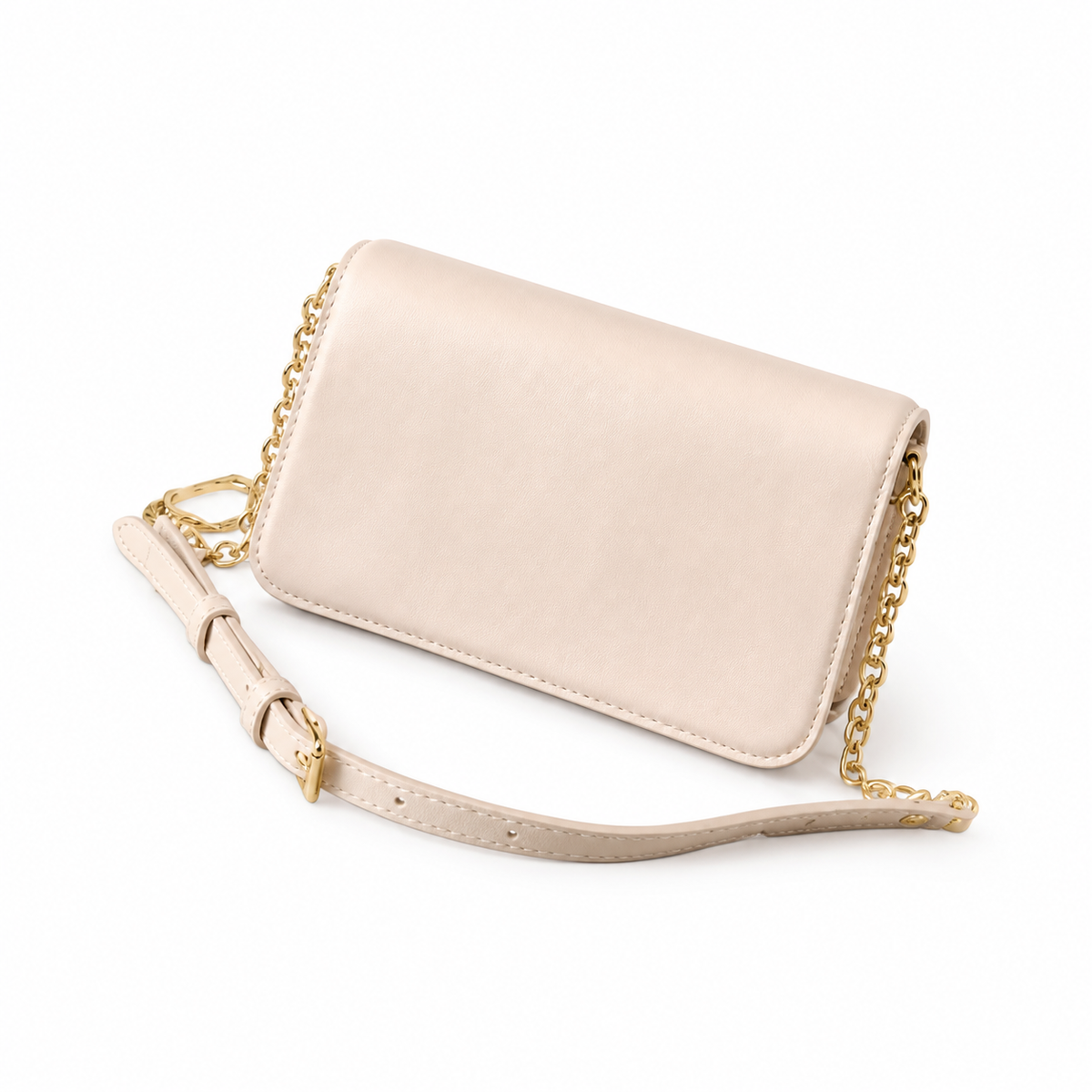 LV LockMe Tender Smooth Calfskin Rose Ballerine Blush Pink Hanging Gold LV Lock Chain Leather Strap Crossbody Bag