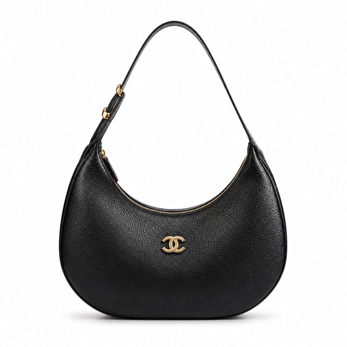 Chanel Classic Quilted Top Handle Bag | CC Turn-Lock & Chain — 30cm