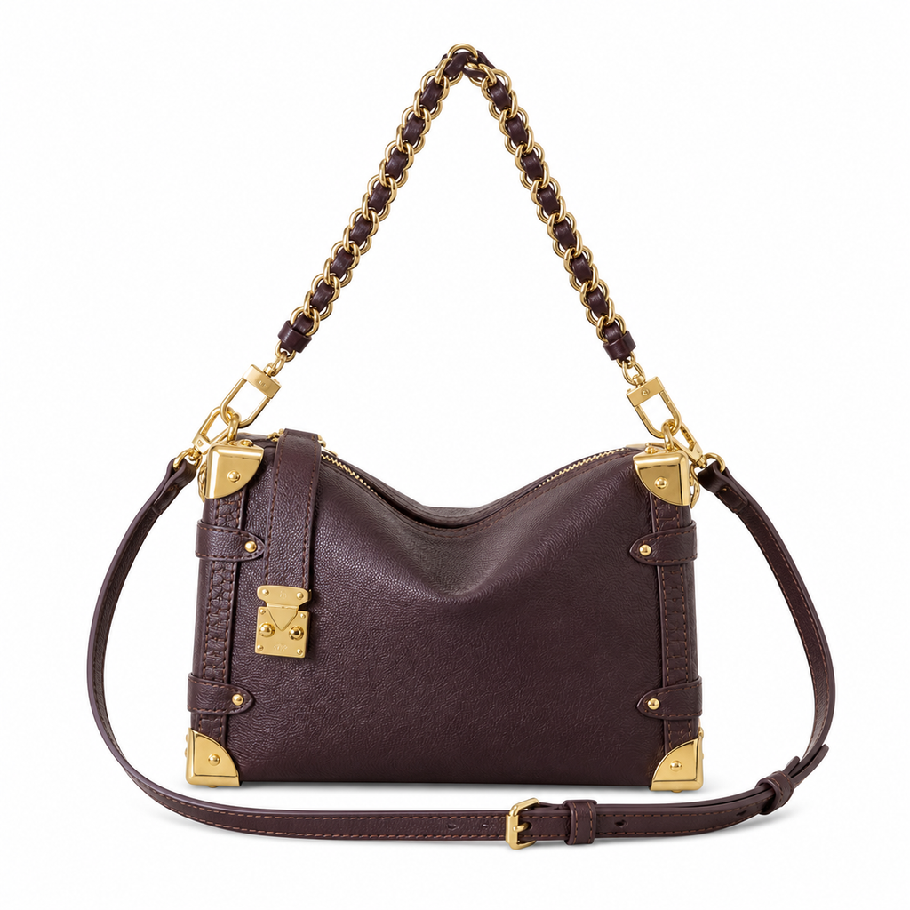 LV Style Vertical Crossbody Bag | 16×8.5×23.5cm | Luxury Designer Inspired Hobo Shoulder Bag