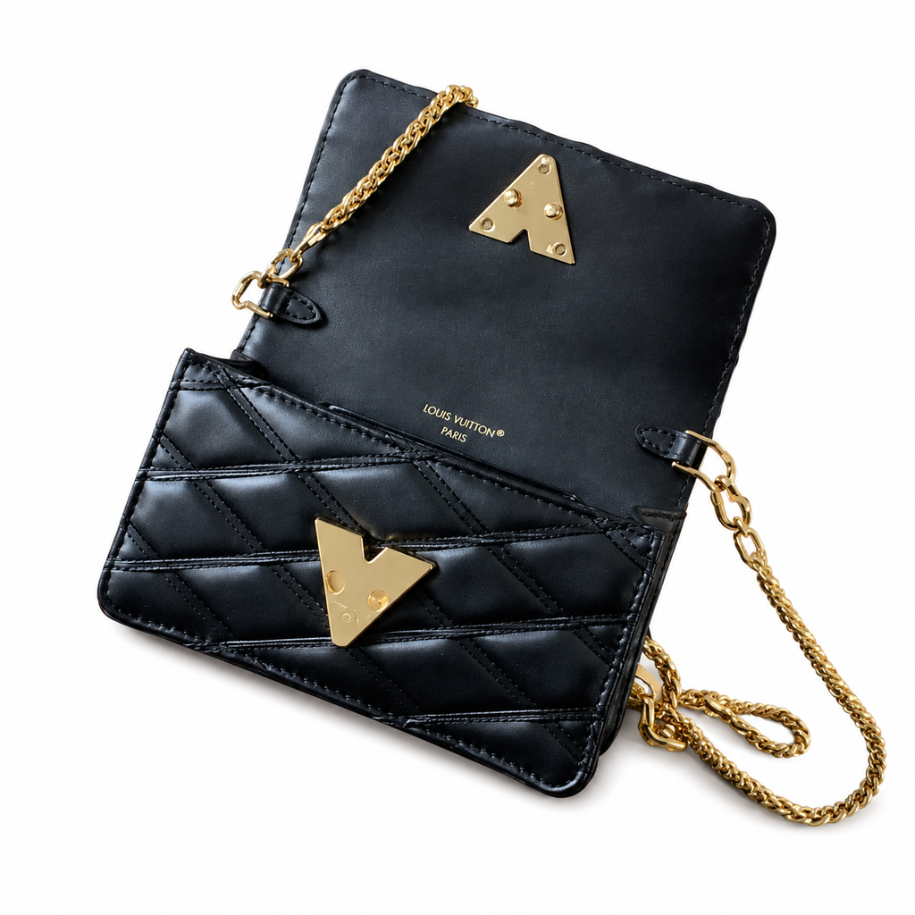 Louis Vuitton LV Monogram Slim Chain Crossbody Bag | 23×14×6cm Luxury Handbag
