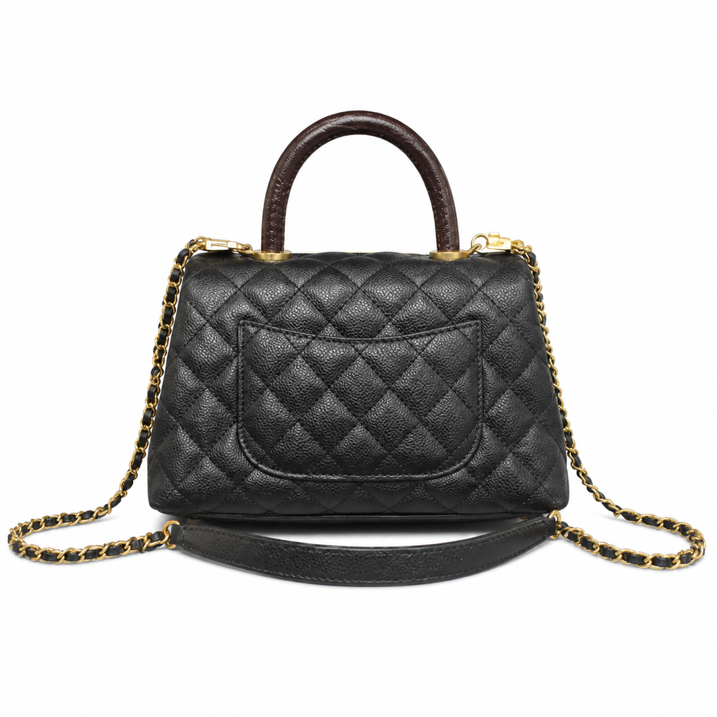Chanel Classic CC Quilted Flap Bag | Gold Hardware & Chain — 24cm