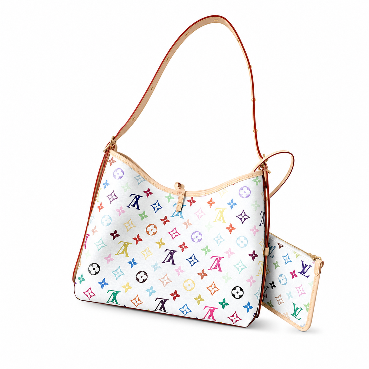 Louis Vuitton Classic Tall Structured Shoulder Bag 24×12×29cm