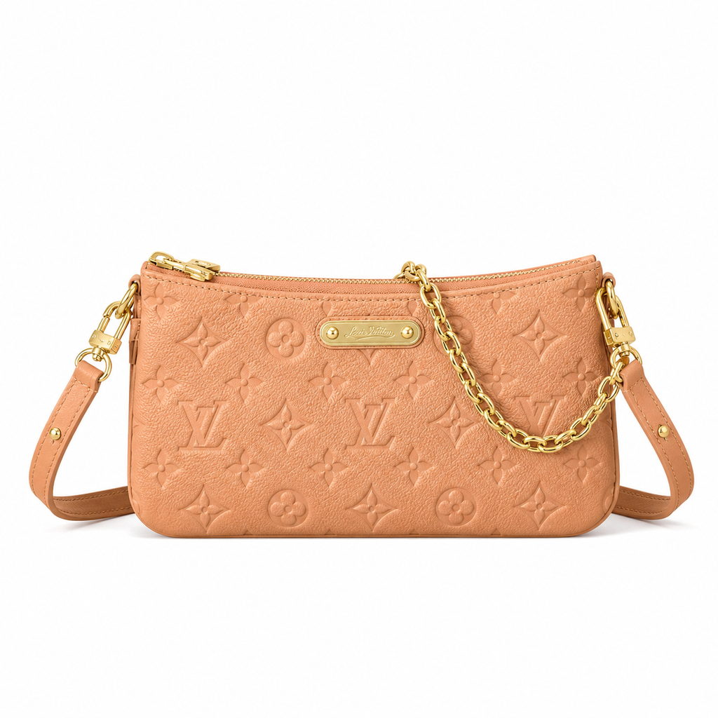 Louis Vuitton Classic Sleek Flat Crossbody Bag 24x13x6.5cm