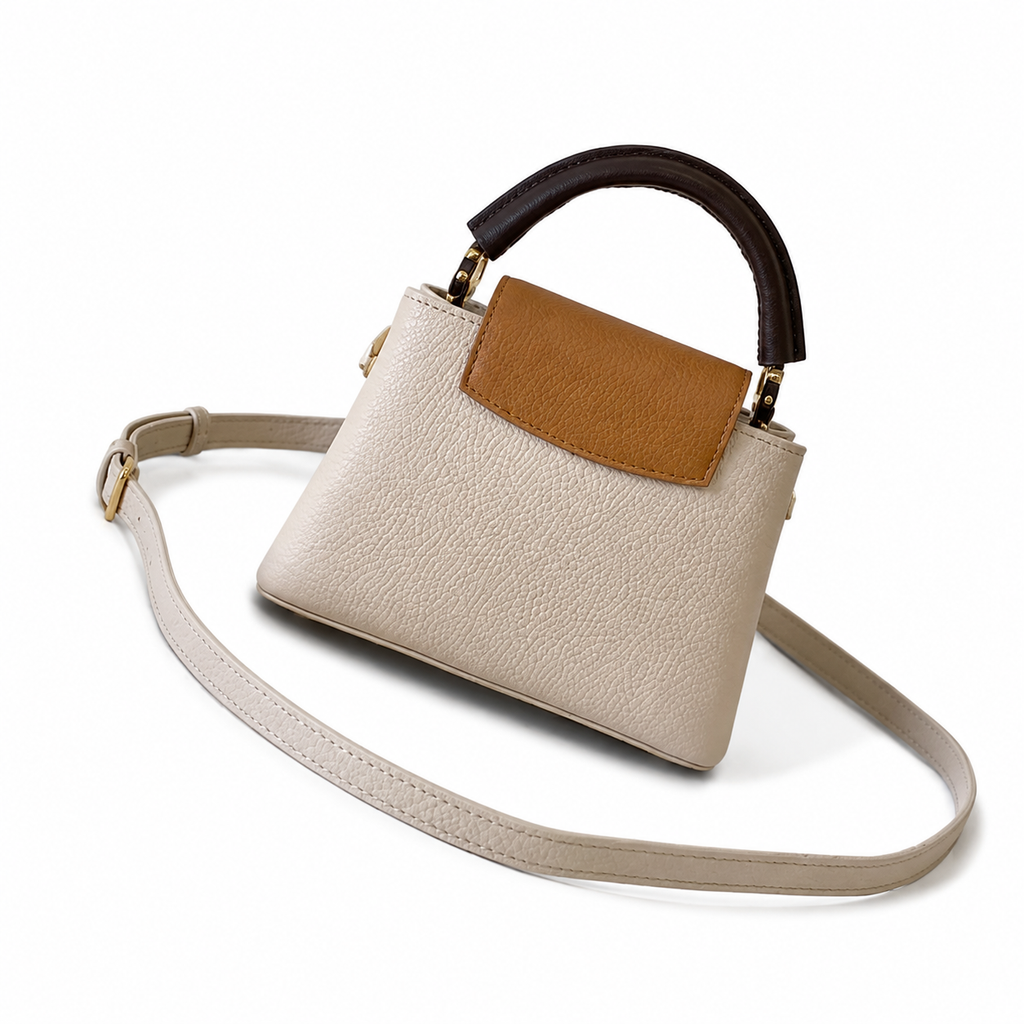 Louis Vuitton LV Monogram Structured Flap Crossbody Bag | 27×17.3×9cm Luxury Handbag