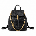LV Montsouris BB Monogram Empreinte Leather Backpack Black