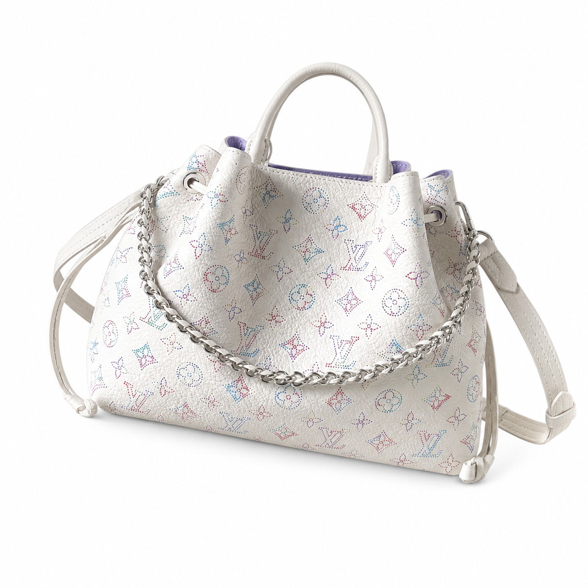 Louis Vuitton Classic Structured Hobo Shoulder Bag 32x23x13cm