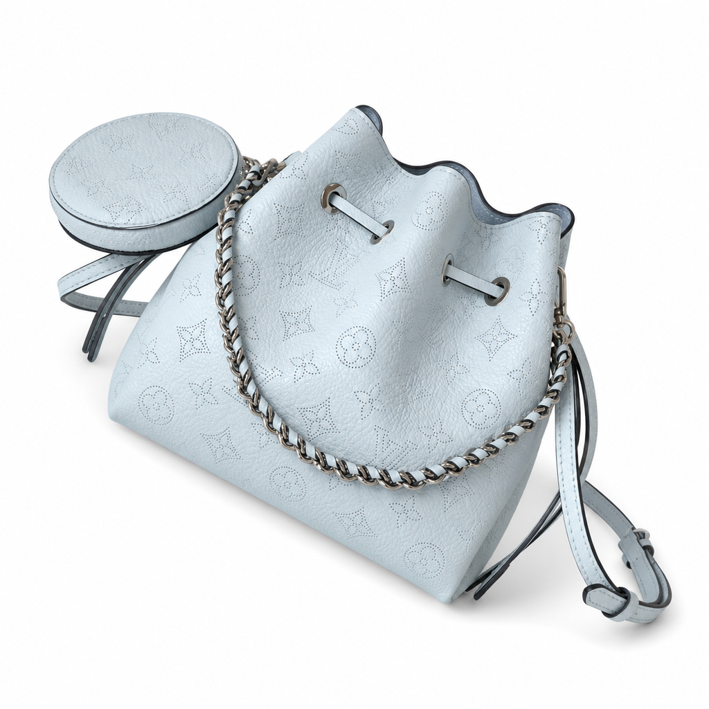 LV Style Deep Square Crossbody Bag | 19×22×14cm | Luxury Designer Inspired Structured Zip Shoulder Bag