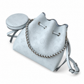 LV Style Deep Square Crossbody Bag | 19×22×14cm | Luxury Designer Inspired Structured Zip Shoulder Bag