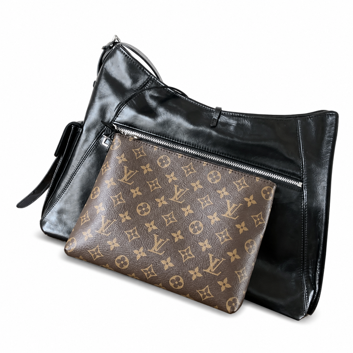LV Style Oversized Tall Shoulder Bag | 29×20×45cm | Luxury Designer Inspired Large Tote Shopper