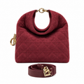 Dior Cannage Quilted Shopper Top Handle Bag 24cm