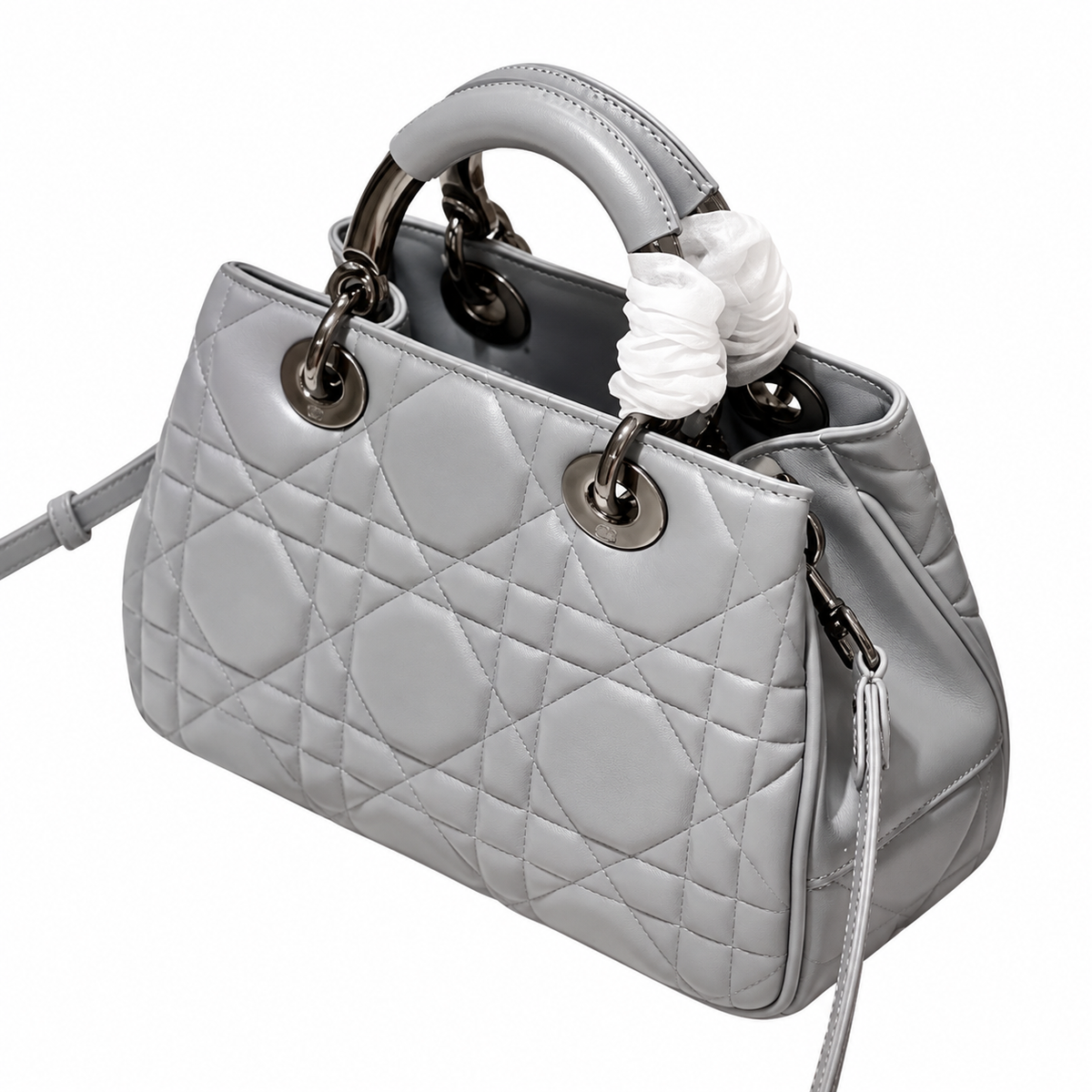 Dior Cannage Quilted Work Tote Bag 24cm