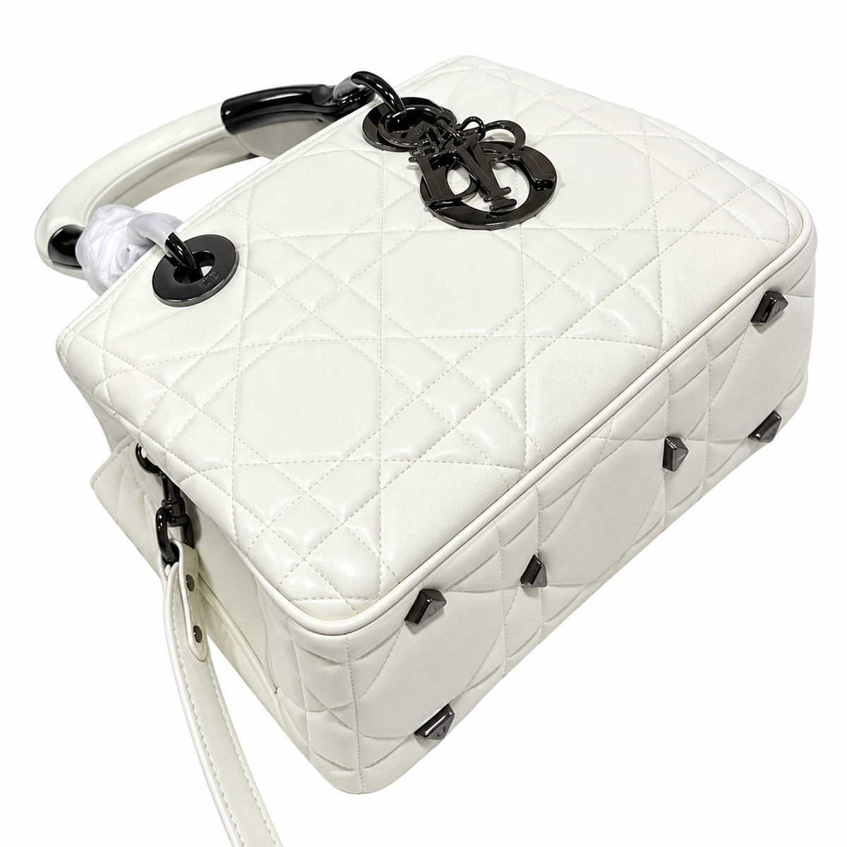 Dior Cannage Quilted Weekend Crossbody Bag 24cm