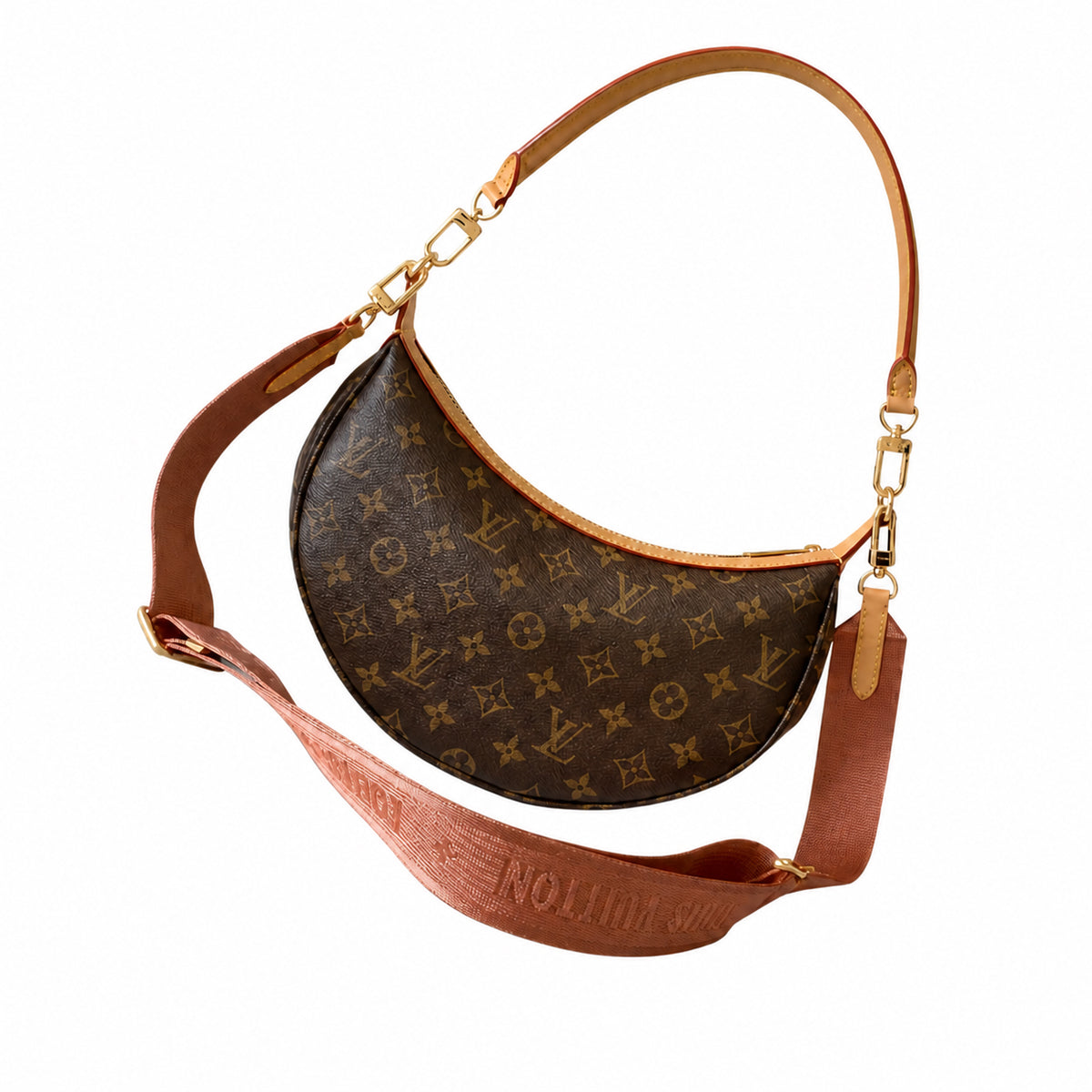 Louis Vuitton LV Monogram Slim Cylindrical Crossbody Bag | 22×9×33cm Luxury Handbag