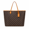 LV Neverfull GM Monogram Canvas Saffron Yellow Interior Large Tote Bag