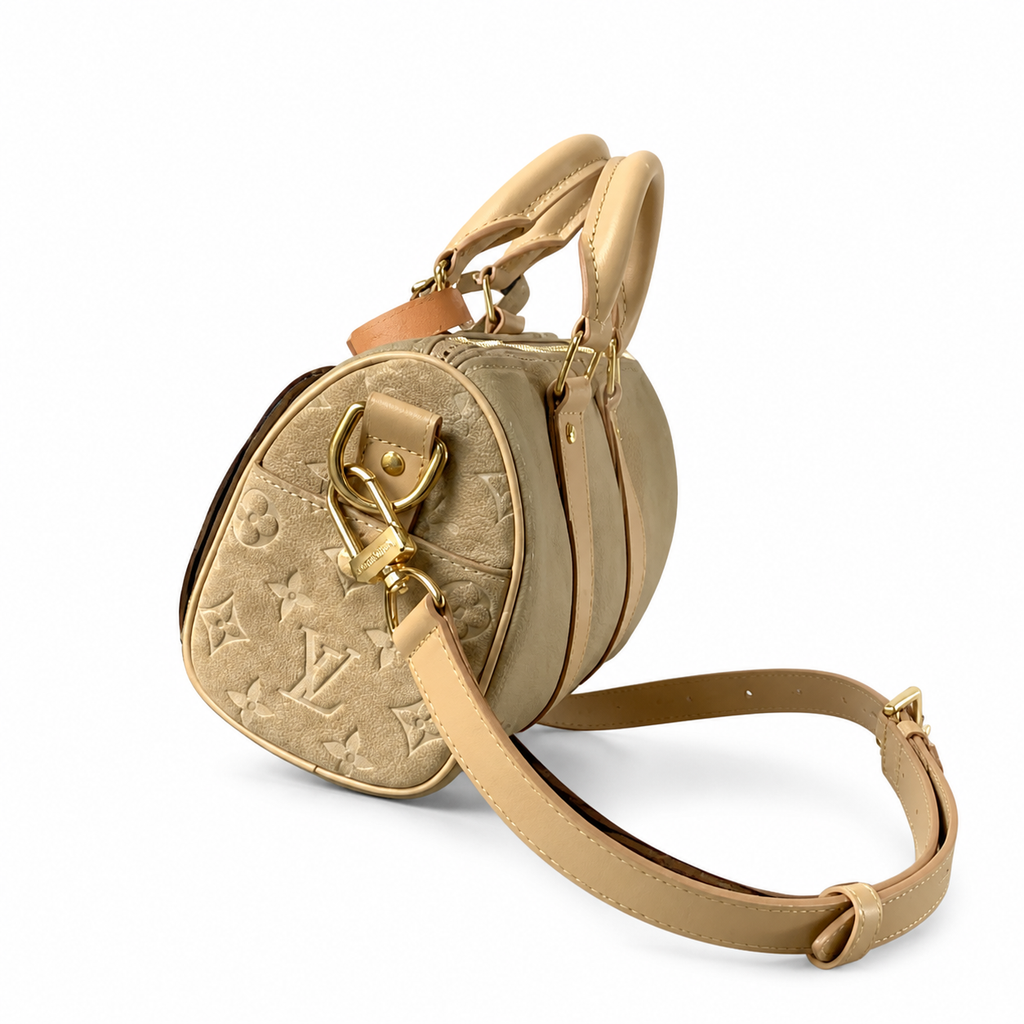 Louis Vuitton LV Monogram Vertical Crossbody Bucket Bag | 15×11×25cm Luxury Handbag