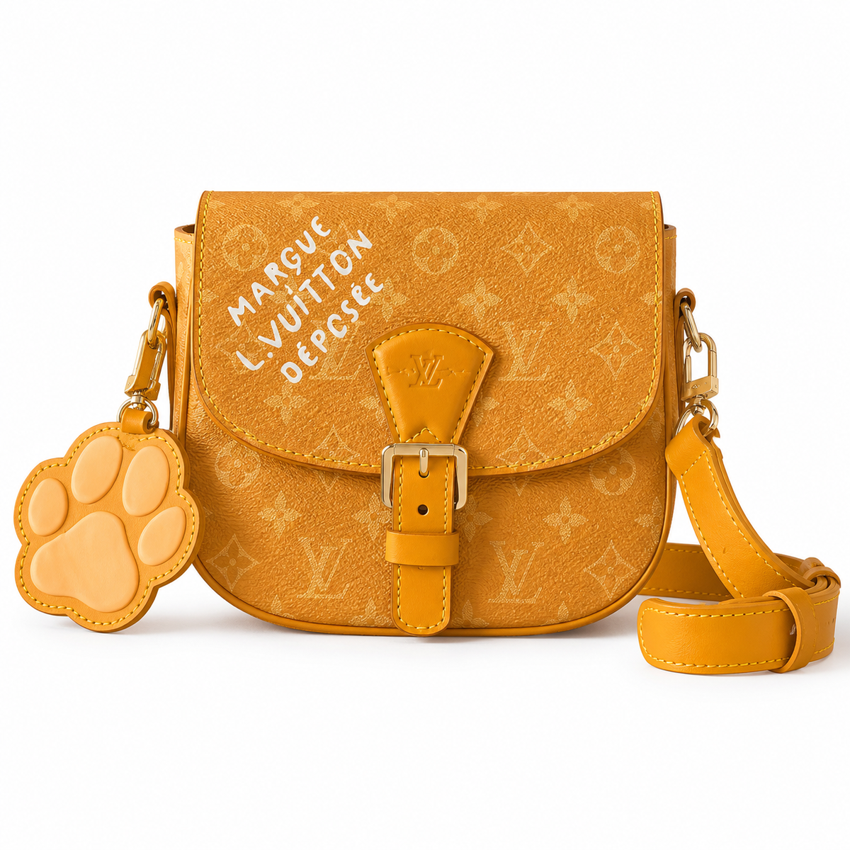 Louis Vuitton LV Monogram Pochette Crossbody Bag | 20×17×7cm Luxury Handbag