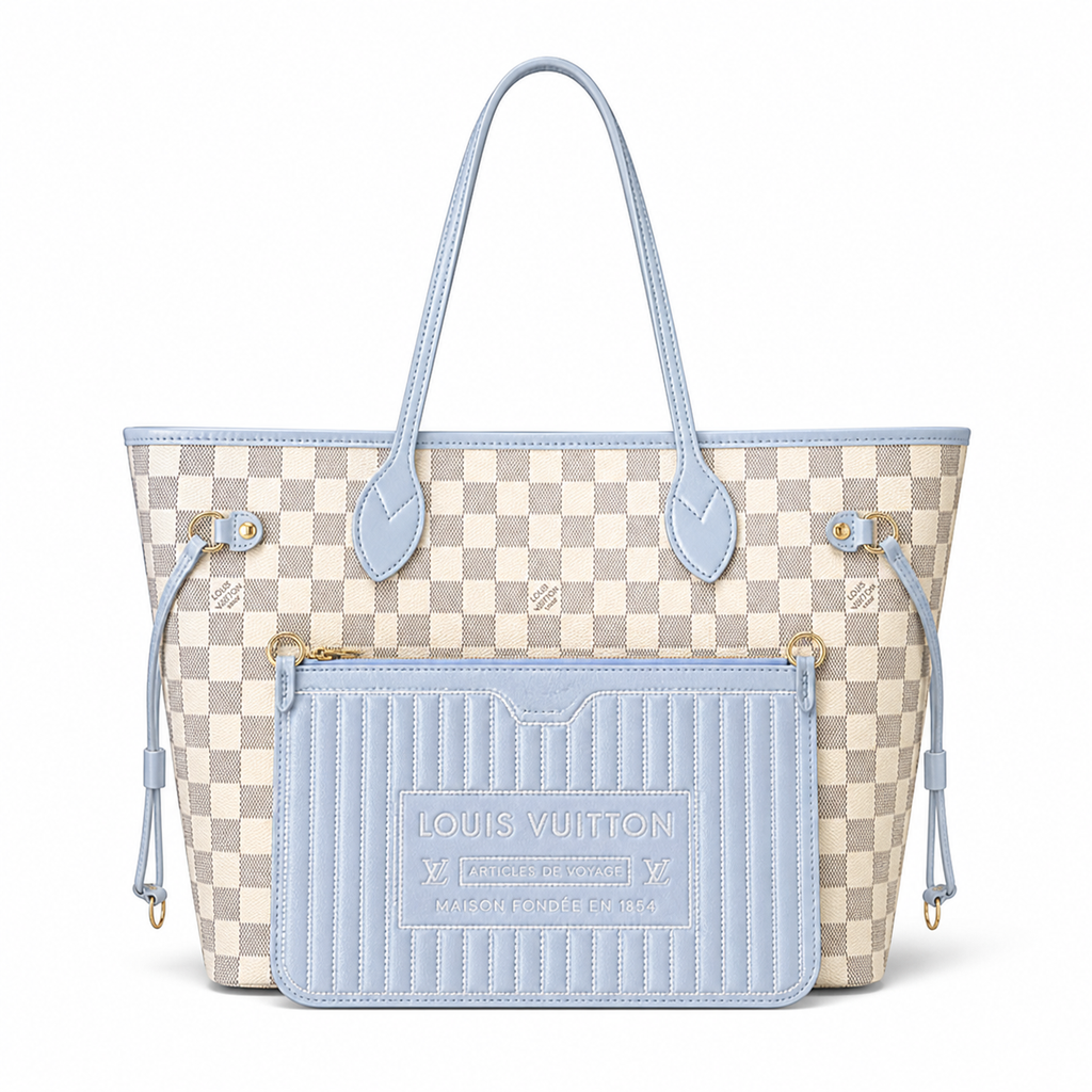 LV Style Large Shopper Tote Bag | 31×28×14cm | Luxury Designer Inspired Everyday Handbag