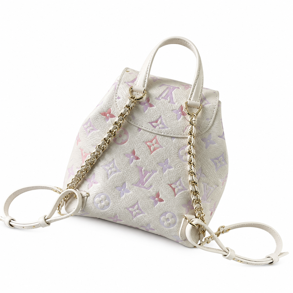 LV Style Mini Luxury Backpack | 22×14×20cm | Designer Inspired Structured Leather Bag