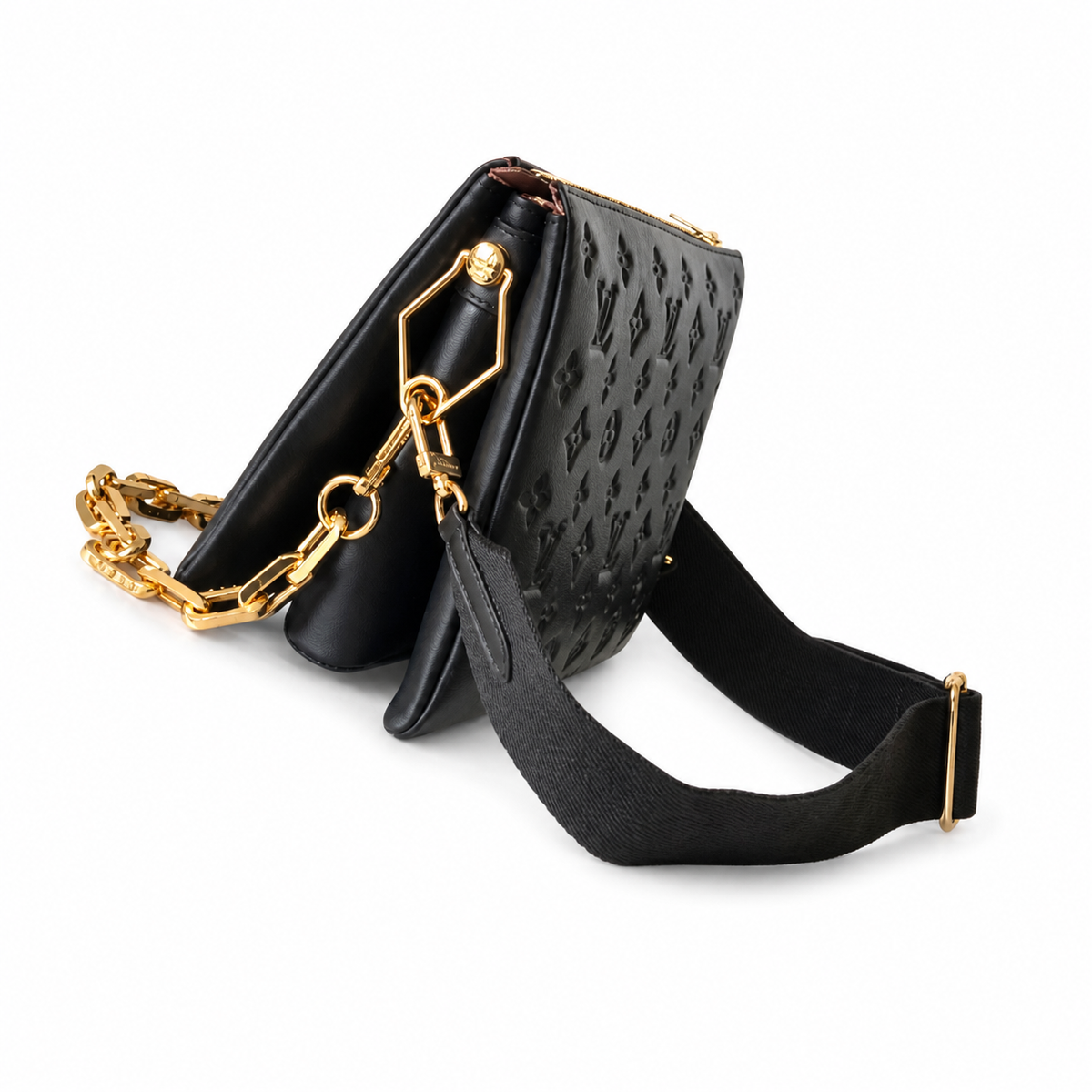 LV Style Saddle Crossbody Bag | 26×20×12cm | Luxury Designer Inspired Medium Structured Shoulder Bag
