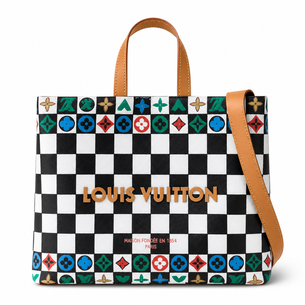 Louis Vuitton Classic Oversized Square Tote Bag 40x32x16cm
