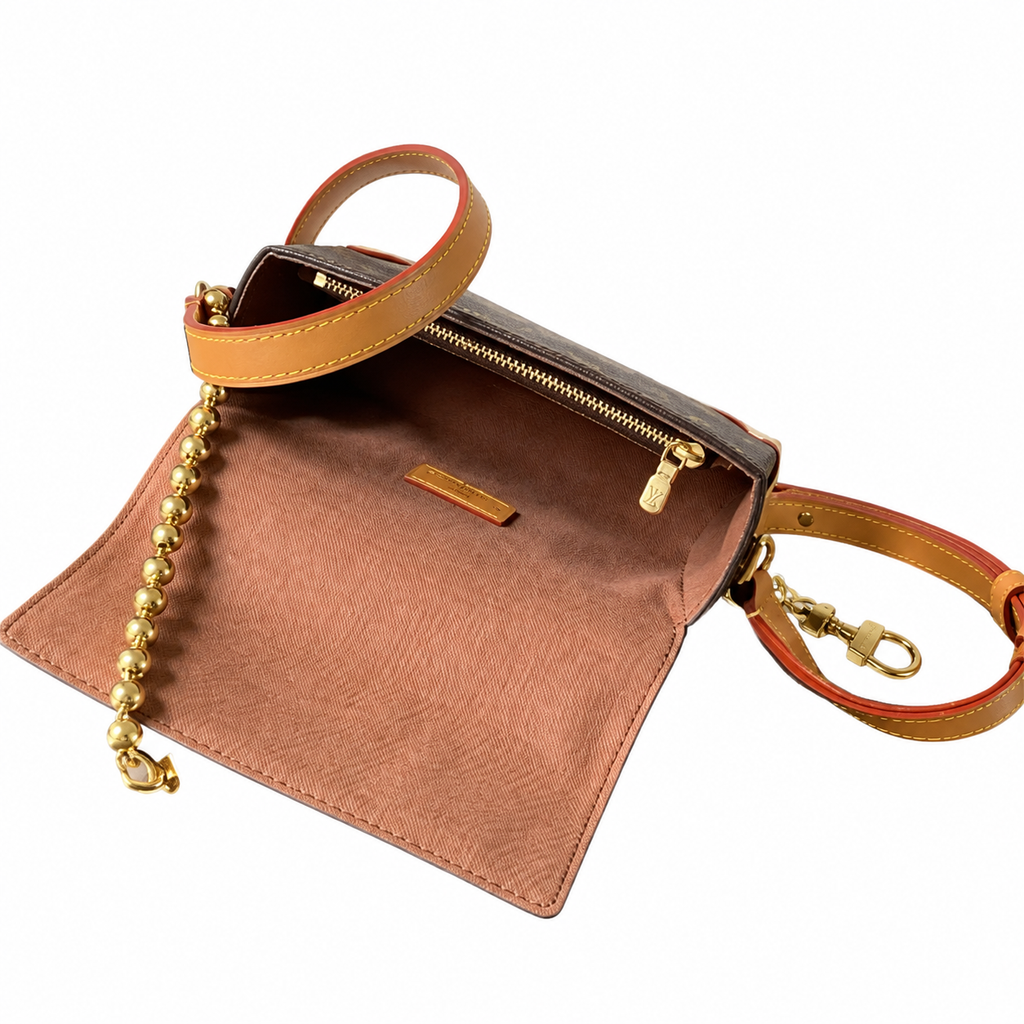 Louis Vuitton Classic Sleek Slim Crossbody Bag 18×11×6.5cm