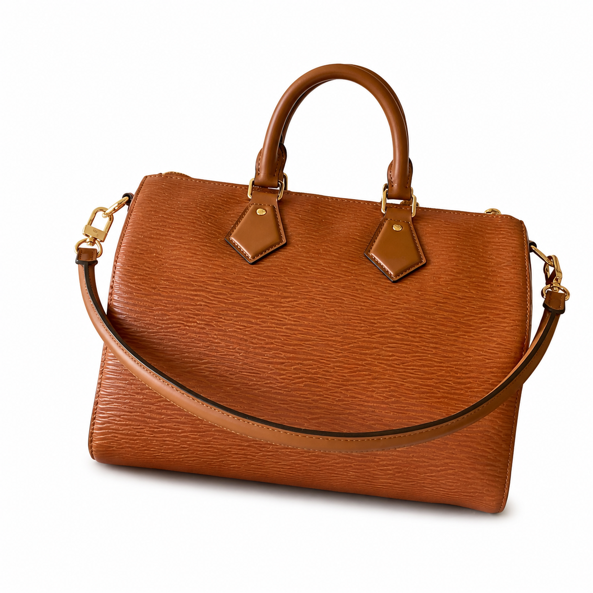Louis Vuitton Classic Spacious Structured Handbag 30×21×17cm