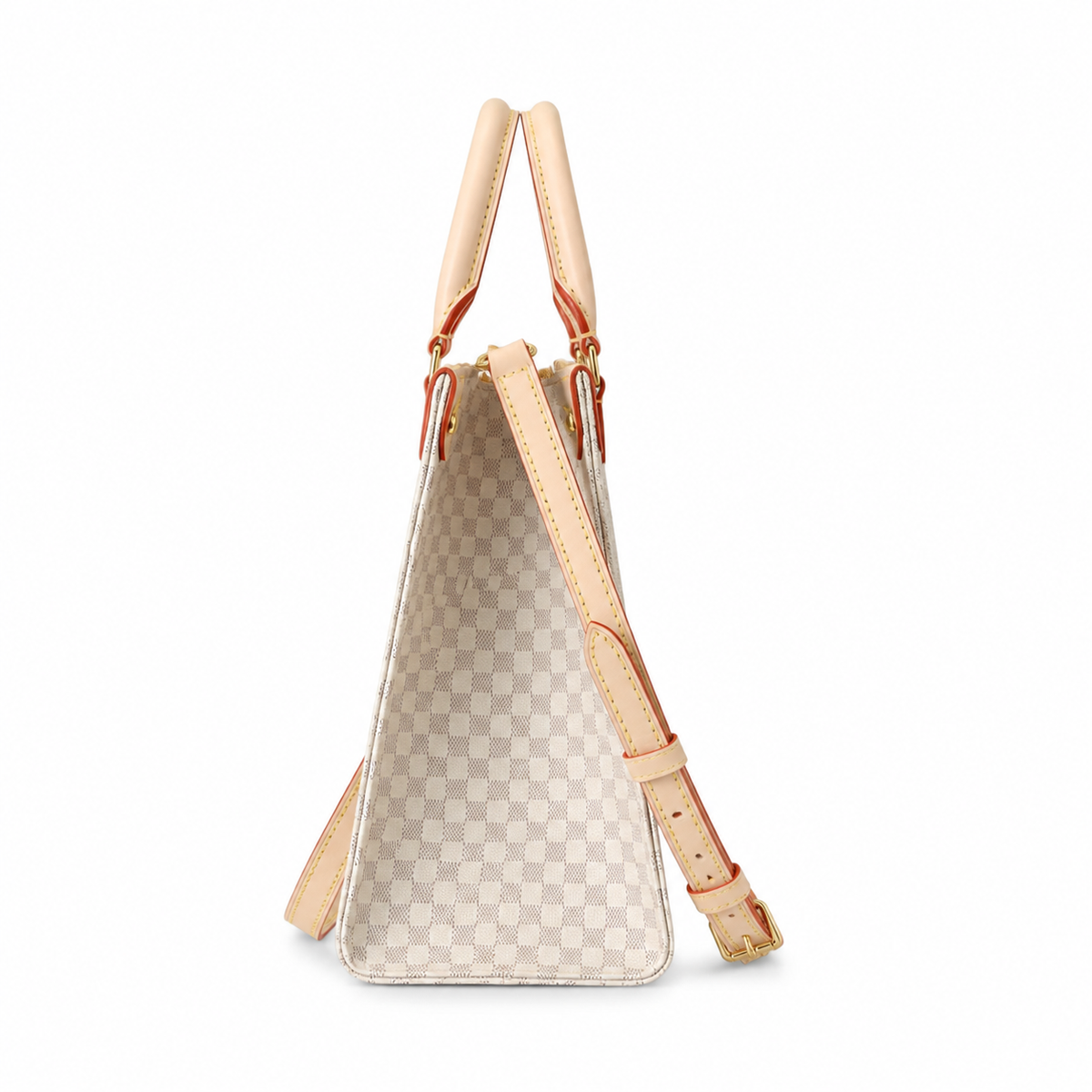 LV Style Medium Square Tote Bag | 25×20×11.5cm | Luxury Designer Inspired Everyday Handbag