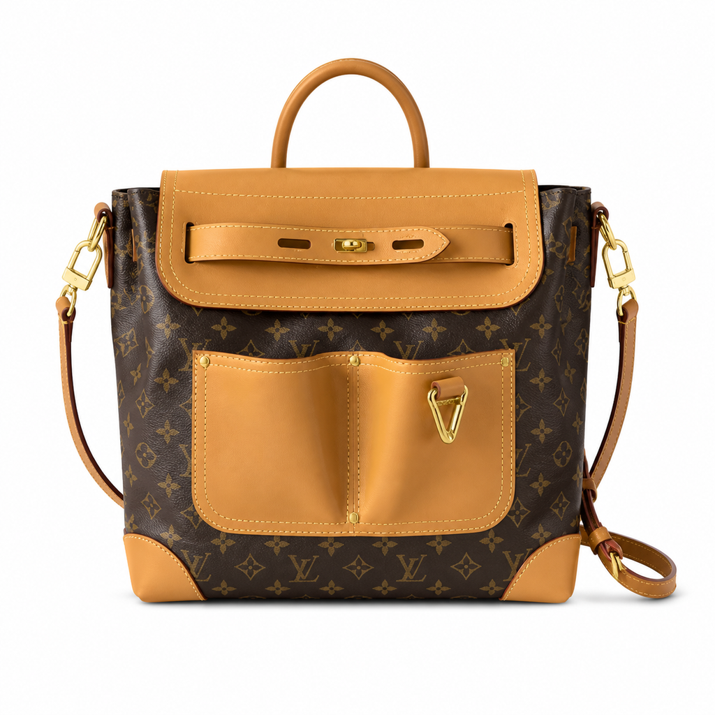 Louis Vuitton Classic Perfect Square Statement Crossbody Bag 33×32×14cm