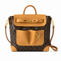 Louis Vuitton Classic Perfect Square Statement Crossbody Bag 33×32×14cm