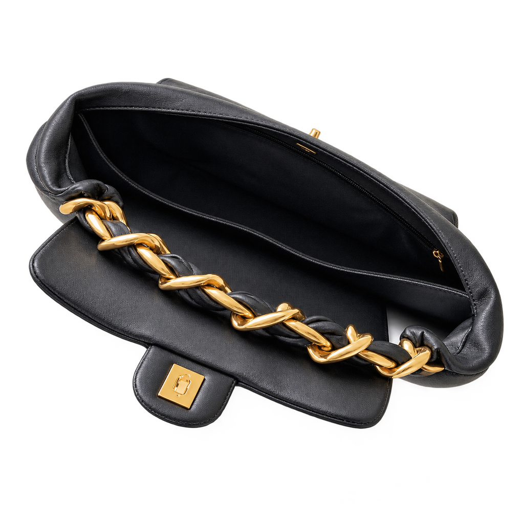 Chanel Diamond-Quilted Oversized Shoulder Tote Bag