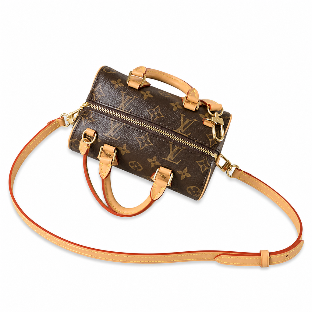 Louis Vuitton LV Monogram Nano Bucket Crossbody Bag | 10.5×11.5×18cm Luxury Handbag