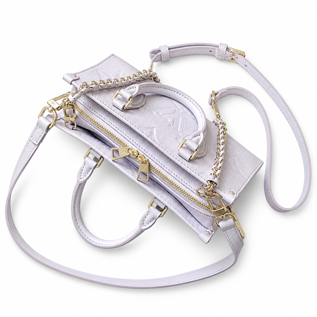 LV Style Crescent Crossbody Bag | 25×13×10cm | Luxury Designer Inspired Curved Flap Shoulder Bag
