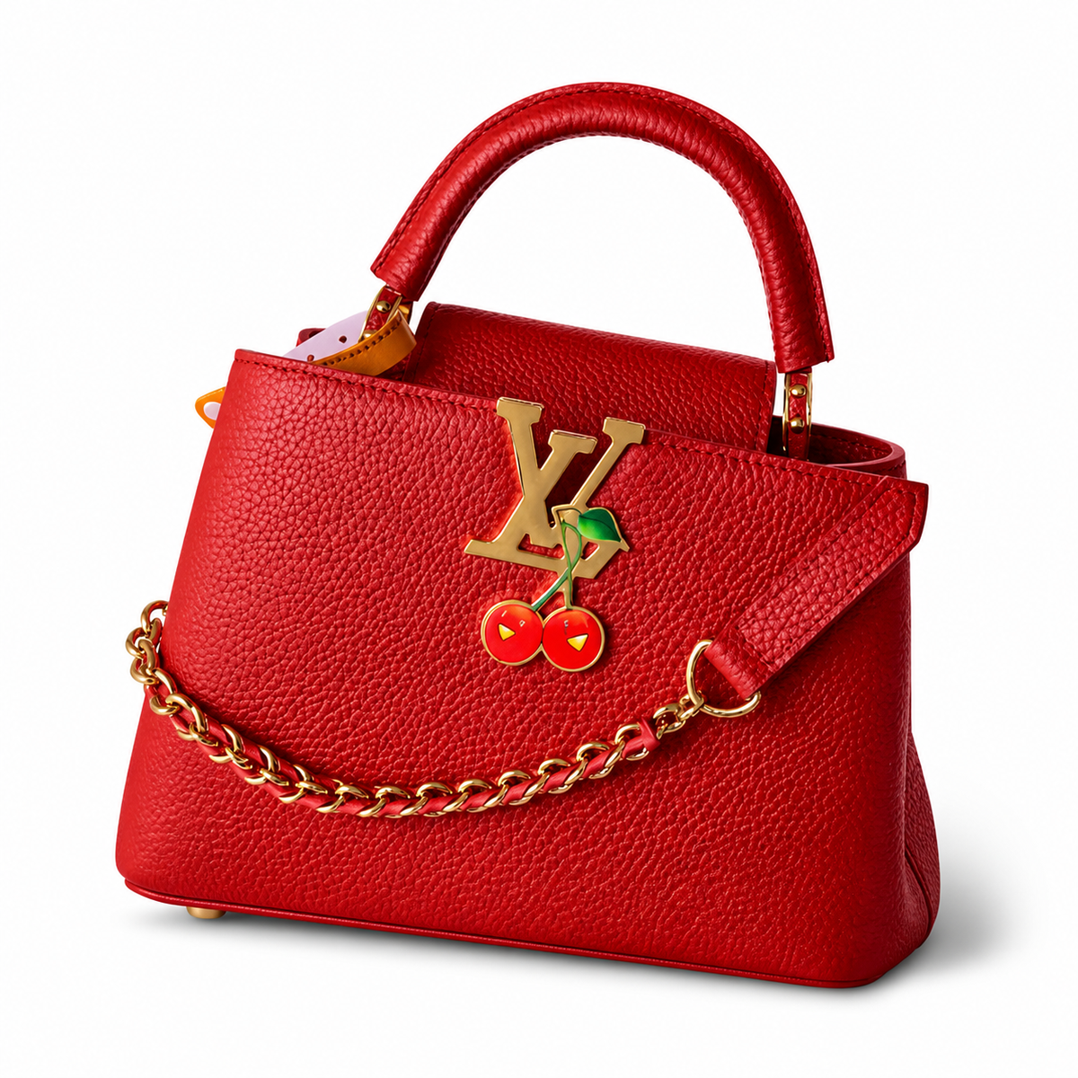 Louis Vuitton LV Monogram Premium Leather Crossbody Bag | 27×17.6×9cm Luxury Handbag