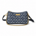 Louis Vuitton Classic Slim Flat Shoulder Bag 24x13x6.5cm