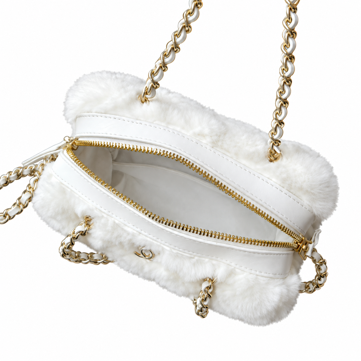 Chanel Quilted Box Flap Bag 18.5cm