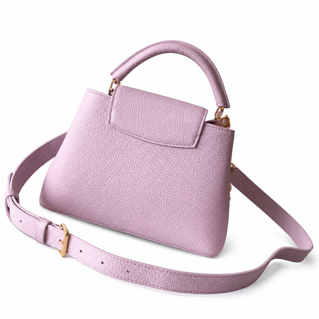 LV Style Structured Crossbody Bag | 22×12×8cm | Luxury Designer Inspired Day Bag