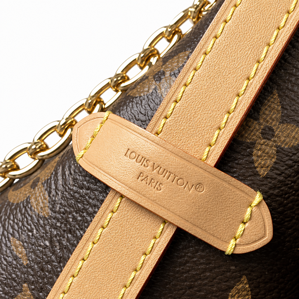 Louis Vuitton LV Monogram Vertical Camera Shoulder Bag | 17×10×26cm Luxury Handbag