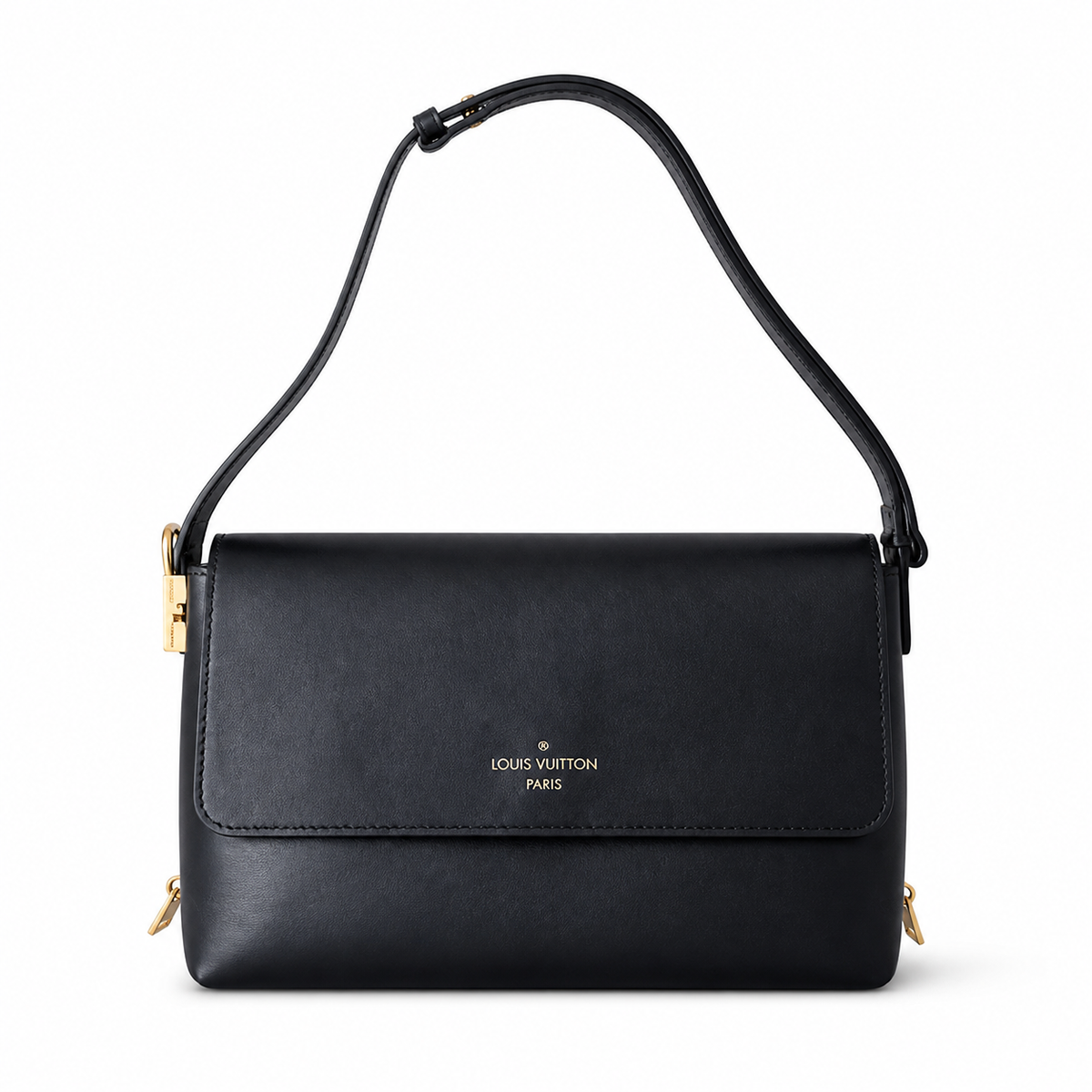 Louis Vuitton LV Monogram Lock Flap Shoulder Bag | 30×18×12cm Luxury Handbag