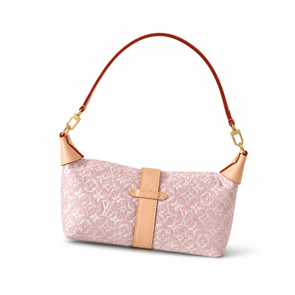 Louis Vuitton Classic Compact Top-Handle Handbag 22x14.5x8cm