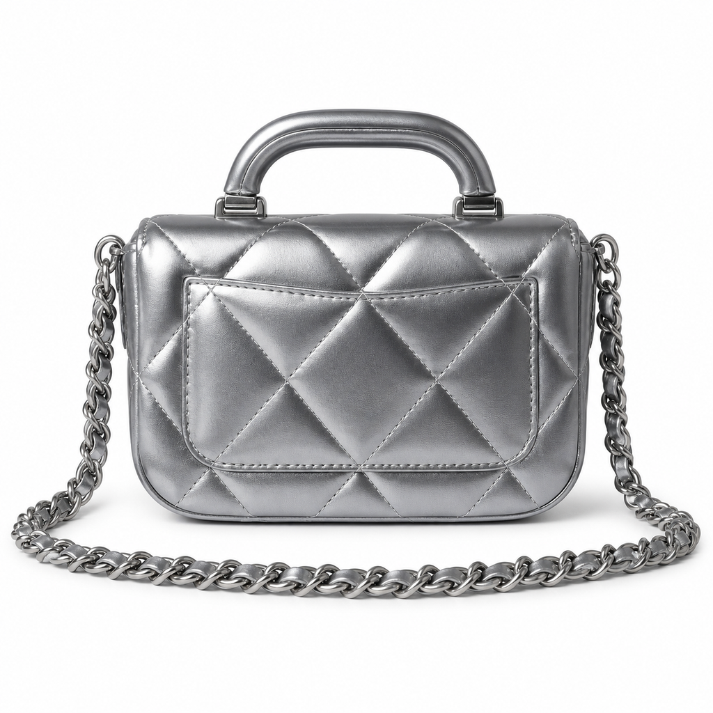 Chanel Diamond-Quilted Camera Bag Chain Crossbody