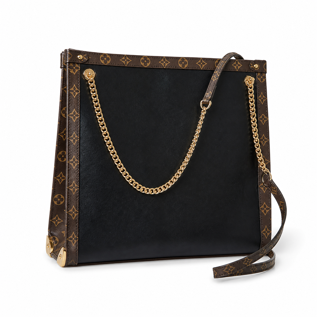 Louis Vuitton LV Monogram Oversized Flat Tote Handbag | 36×10×37cm Luxury Bag