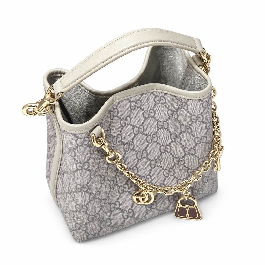 Gucci GG Supreme Small Bucket Bag with Charms