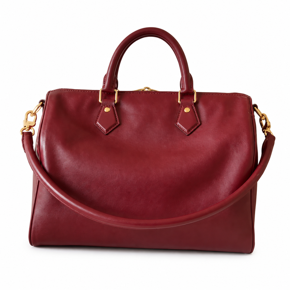 Louis Vuitton Classic Voluminous Structured Shoulder Bag 30×21×17cm