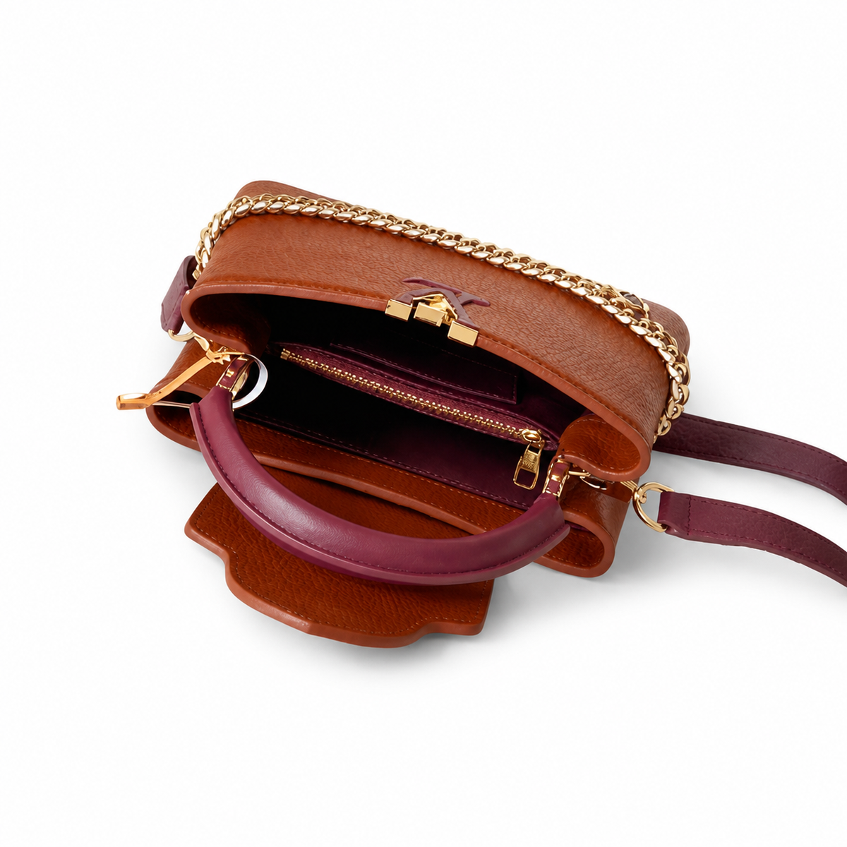 Louis Vuitton Premium Vertical Mini Crossbody Bag 14×21×8cm