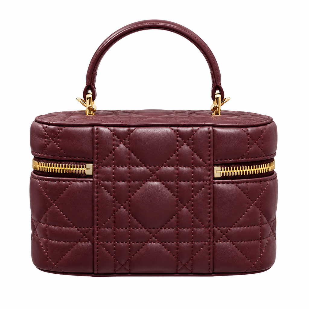 Dior Cannage Quilted Evening Mini Flap Bag 17.5cm
