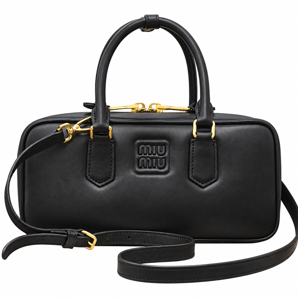 Miu Miu Leather Top Handle Bag 27cm