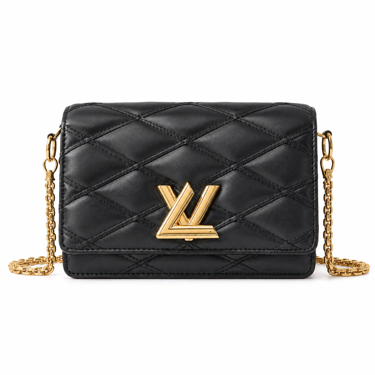 Louis Vuitton LV Monogram Slim Chain Crossbody Bag | 23×14×6cm Luxury Handbag