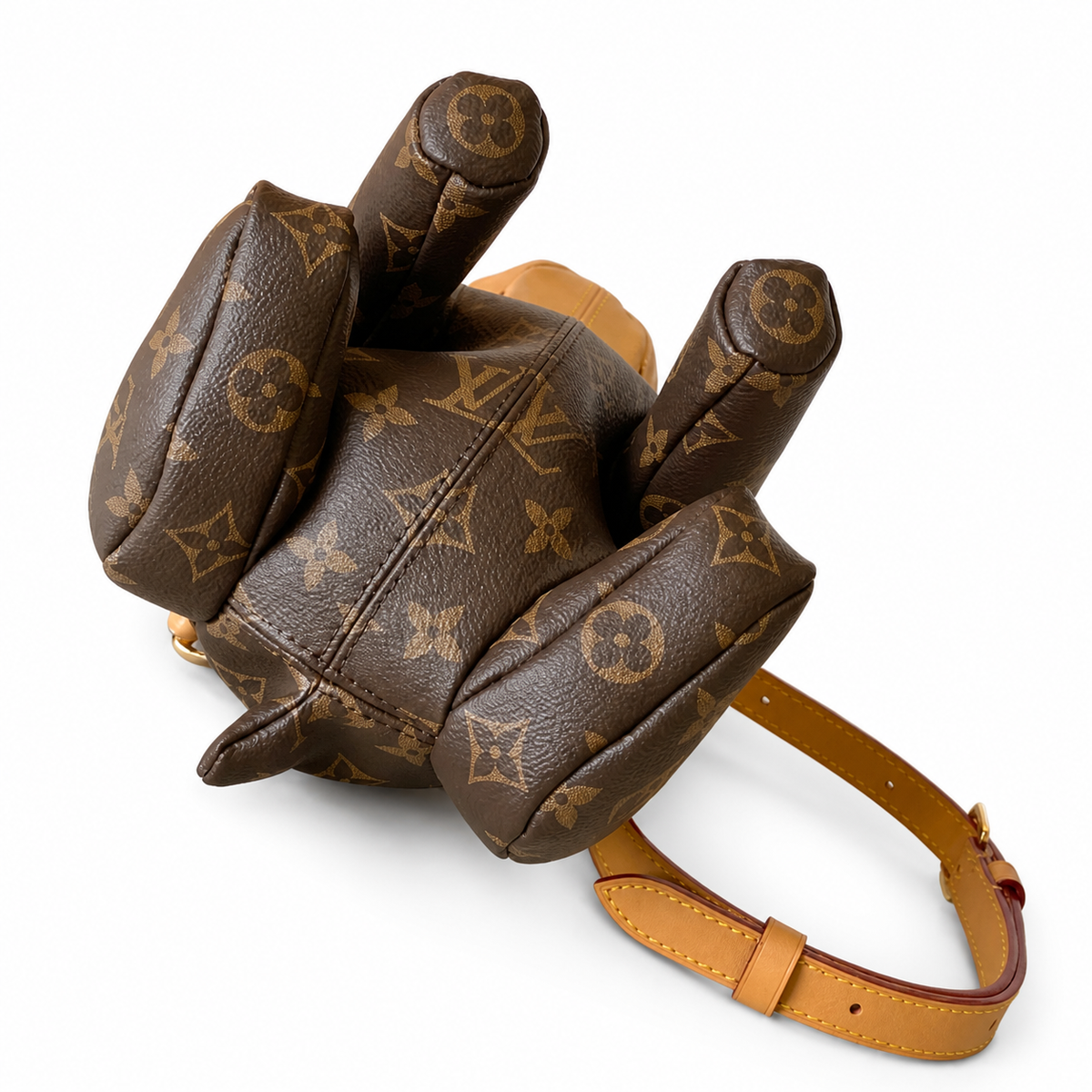 Louis Vuitton LV Monogram Structured Tote Bag | 18×28×19cm Luxury Handbag