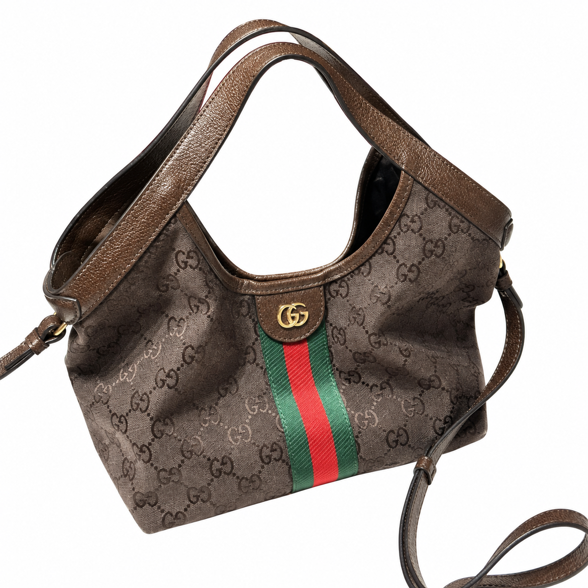 Gucci Ophidia GG Supreme Web Hobo Bag
