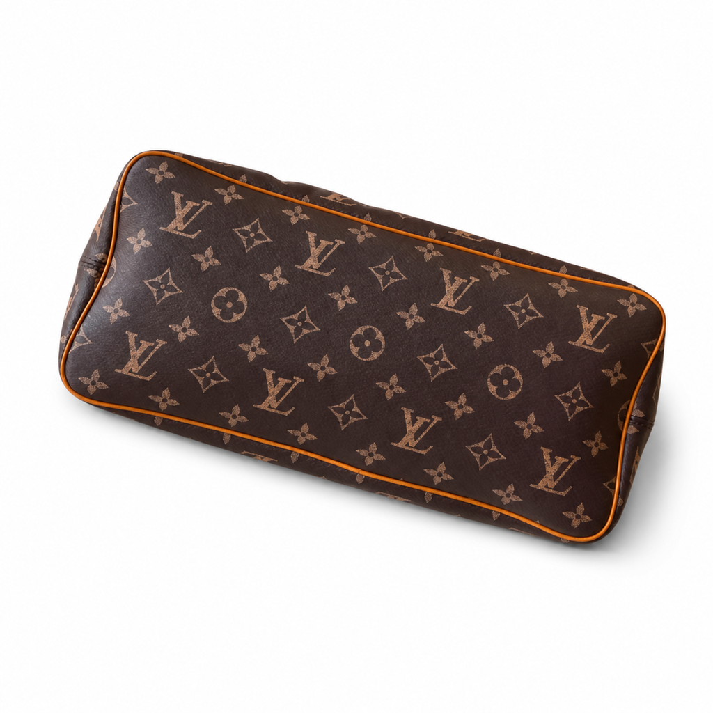 LV Neverfull GM Monogram Canvas Saffron Yellow Interior Large Tote Bag